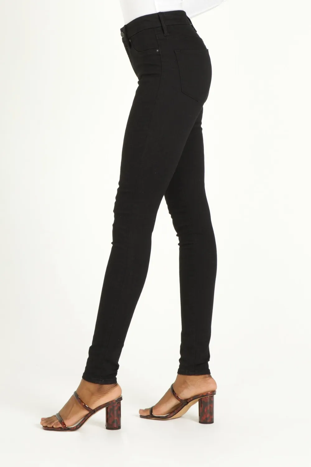 GISELE SKINNY HIGH RISE | BLACK