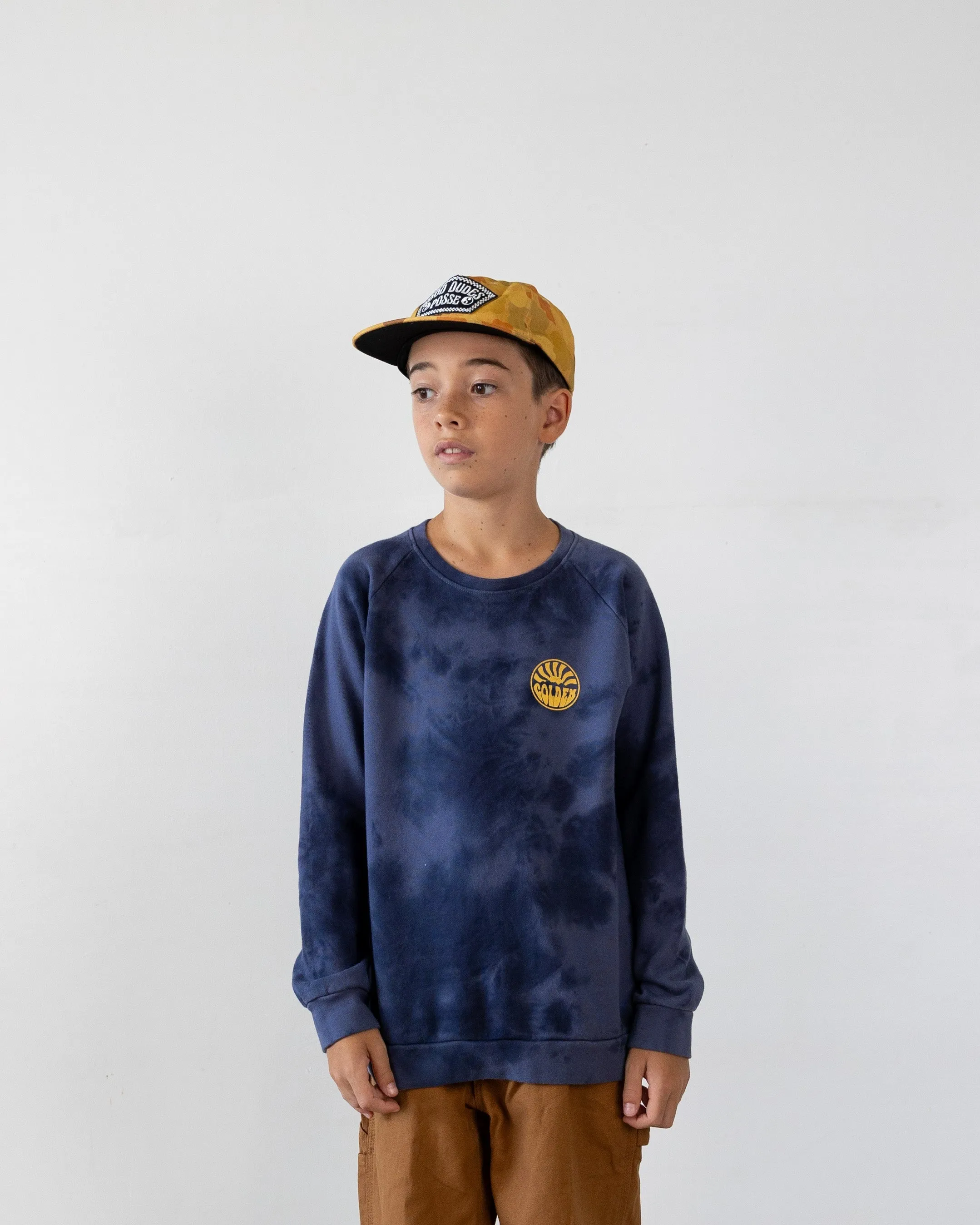 Golden Sweatshirt - Charcoal/Faded Black