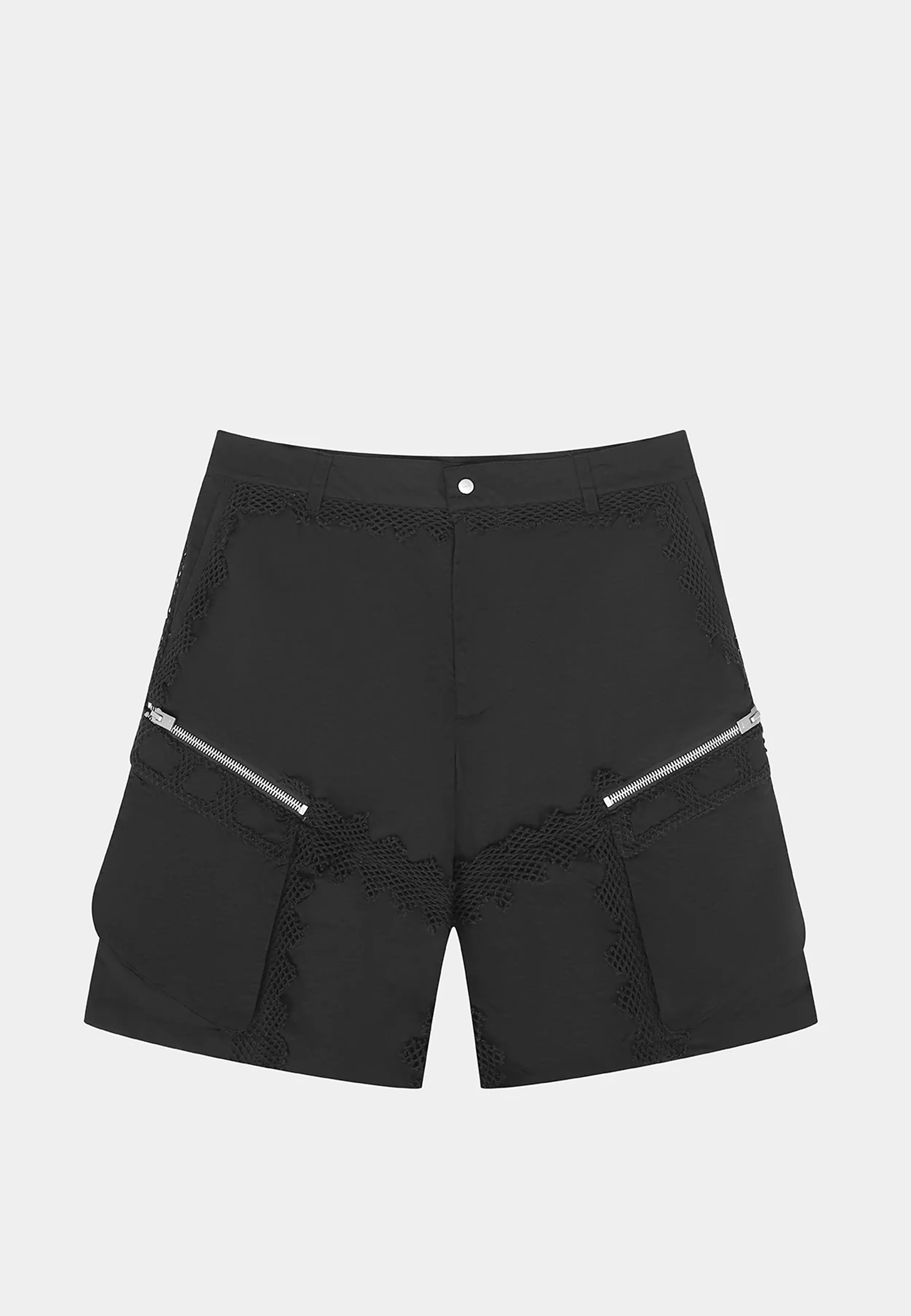 Heliot Emil Spherical Cargo Shorts Black