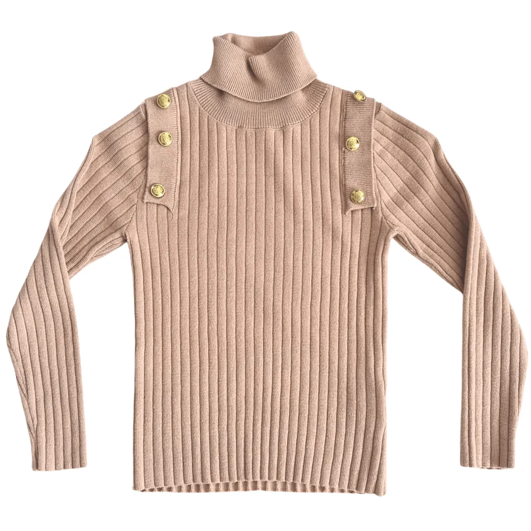 Highly Selective Blush Knit Turtleneck