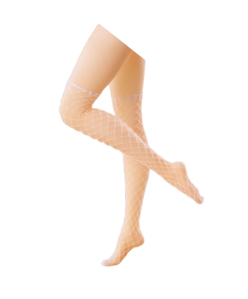 HiPlay Hasuki Collectible Action Figure's Clothes: Small Net White Fishnet Stockings for 1:6 Scale Flexible Figure LB0401