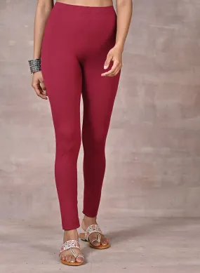 Maroon Plain Tight