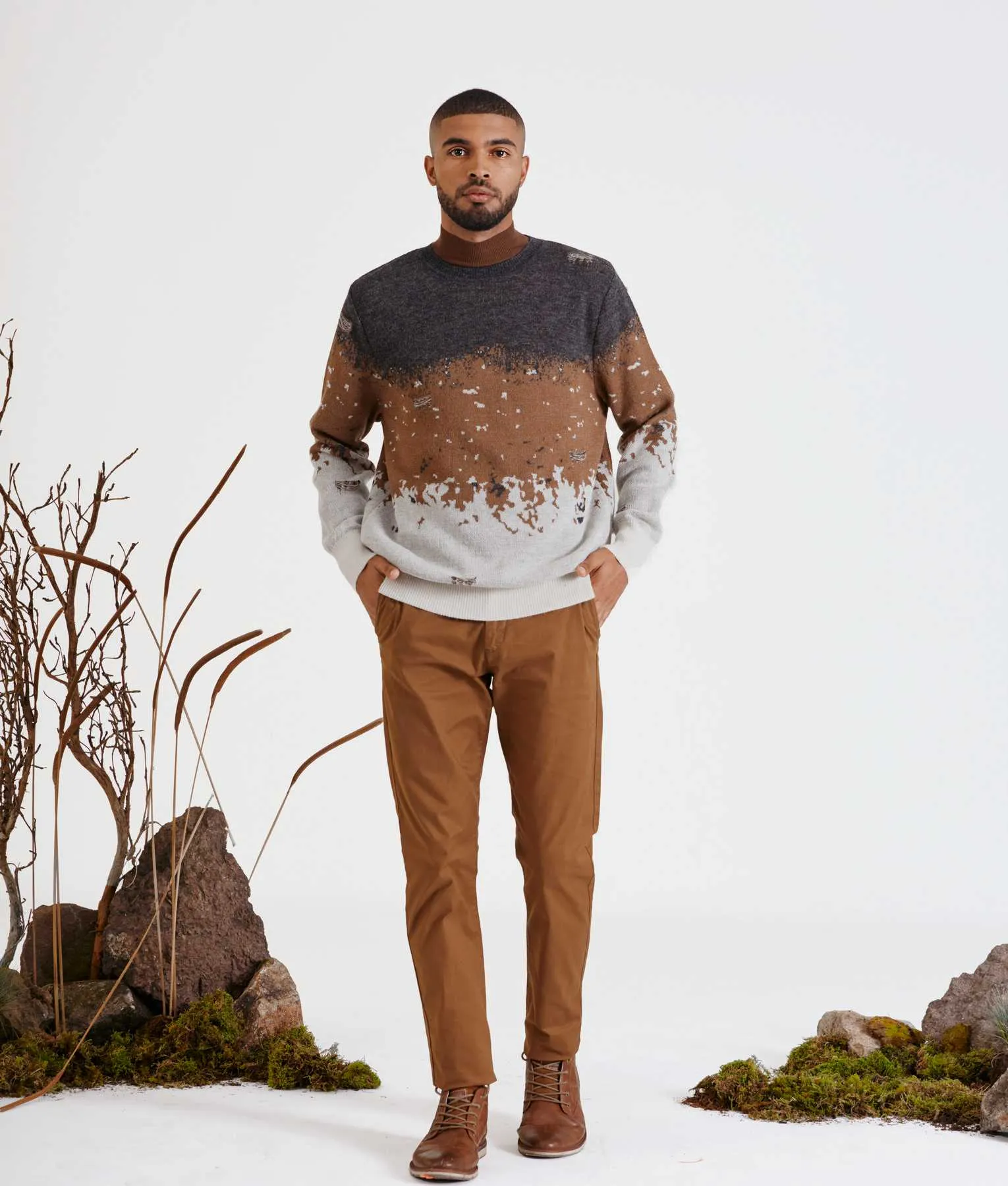 Mediated Mens Pullover