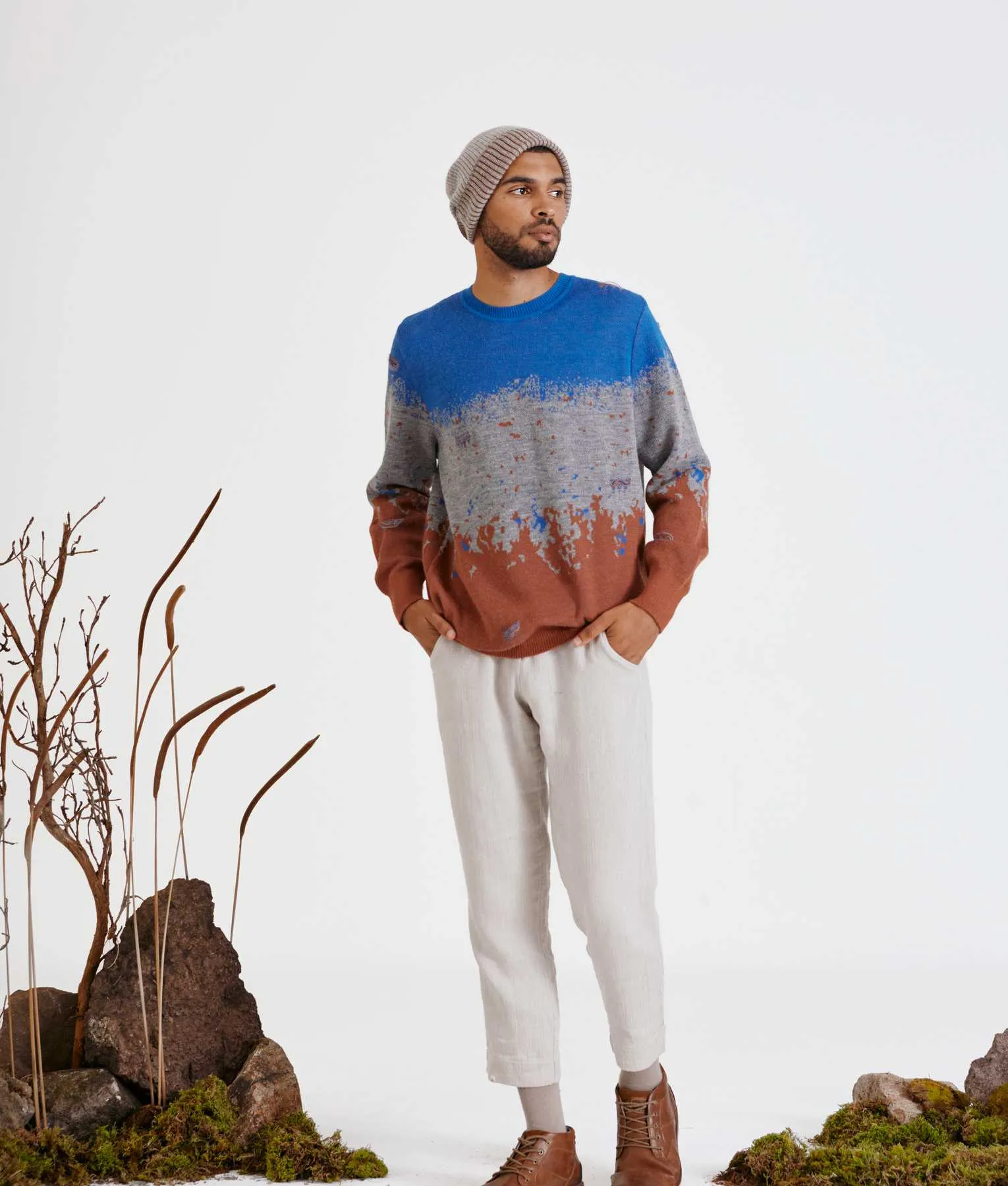 Mediated Mens Pullover