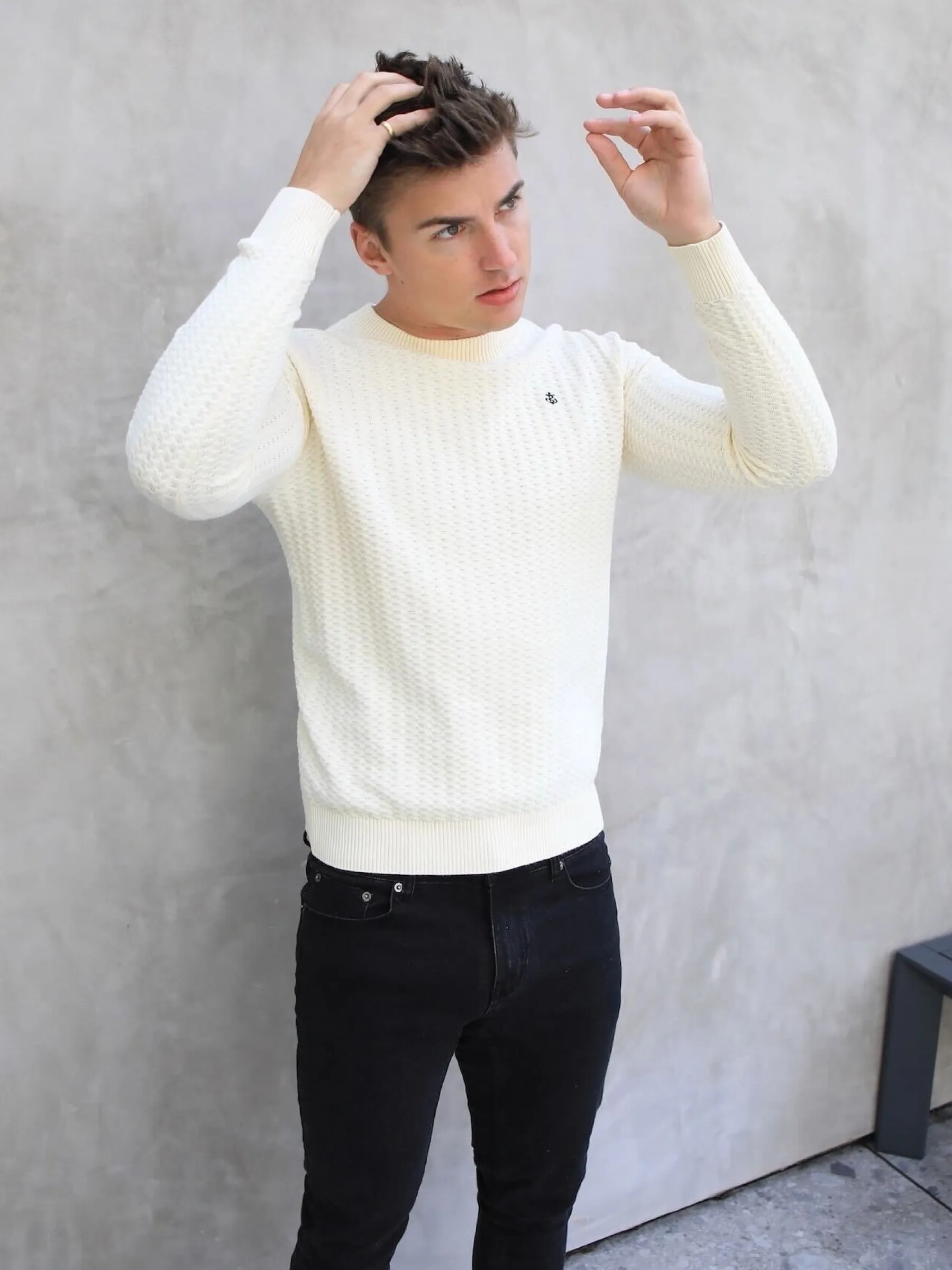 Moreno Relaxed Jumper - Cream