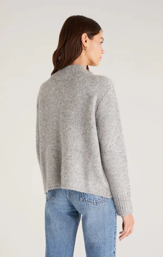 Myla Turtleneck Sweater | Heather Gray