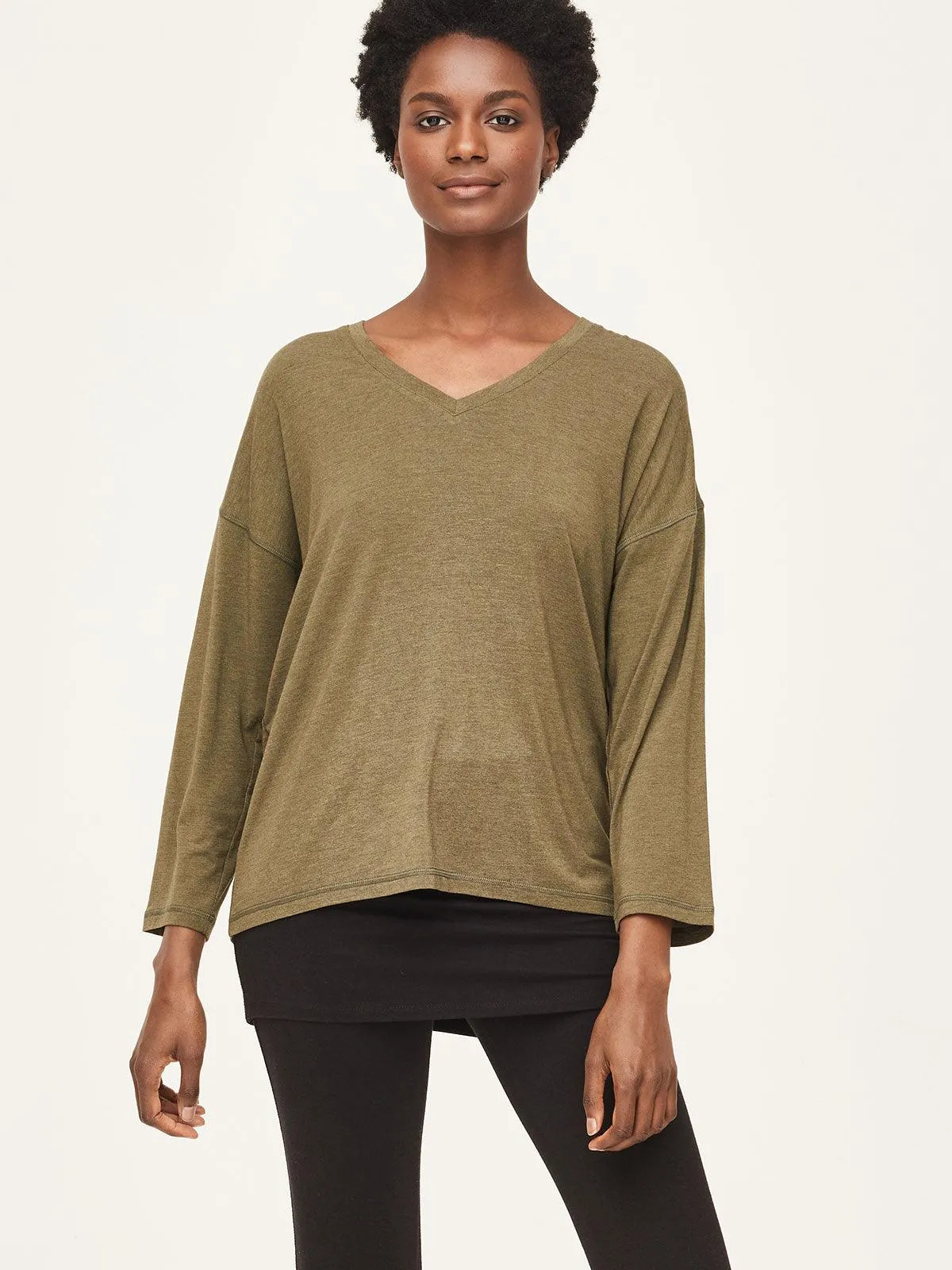 Naturally Soft Seacell™ Long Sleeve Top