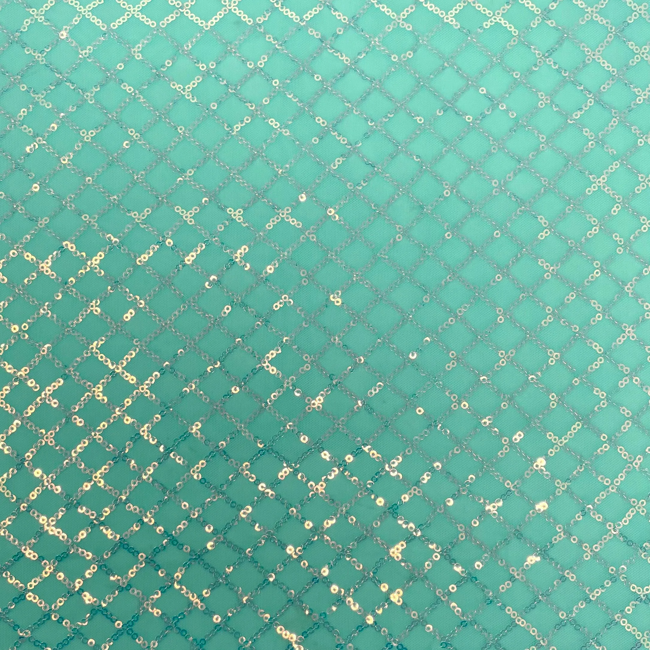 Nina Stretch Mesh Sequin | Blue Moon Fabrics