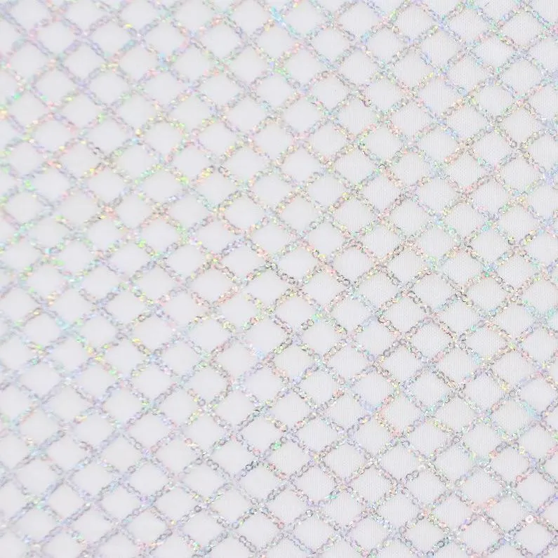 Nina Stretch Mesh Sequin | Blue Moon Fabrics