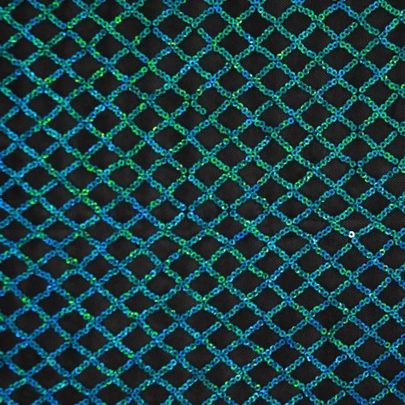 Nina Stretch Mesh Sequin | Blue Moon Fabrics