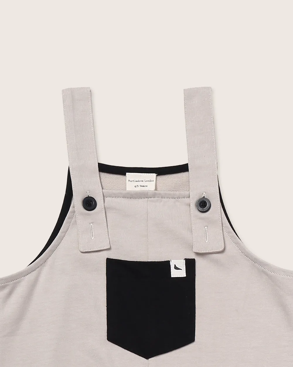 Pumice Plain Dungarees