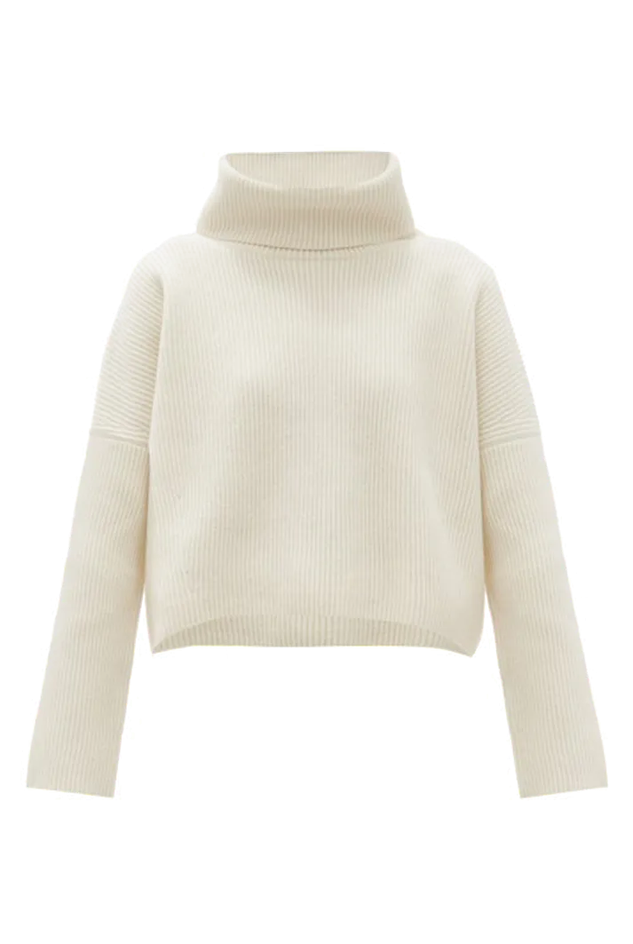 Roll-neck Merino-wool Sweater