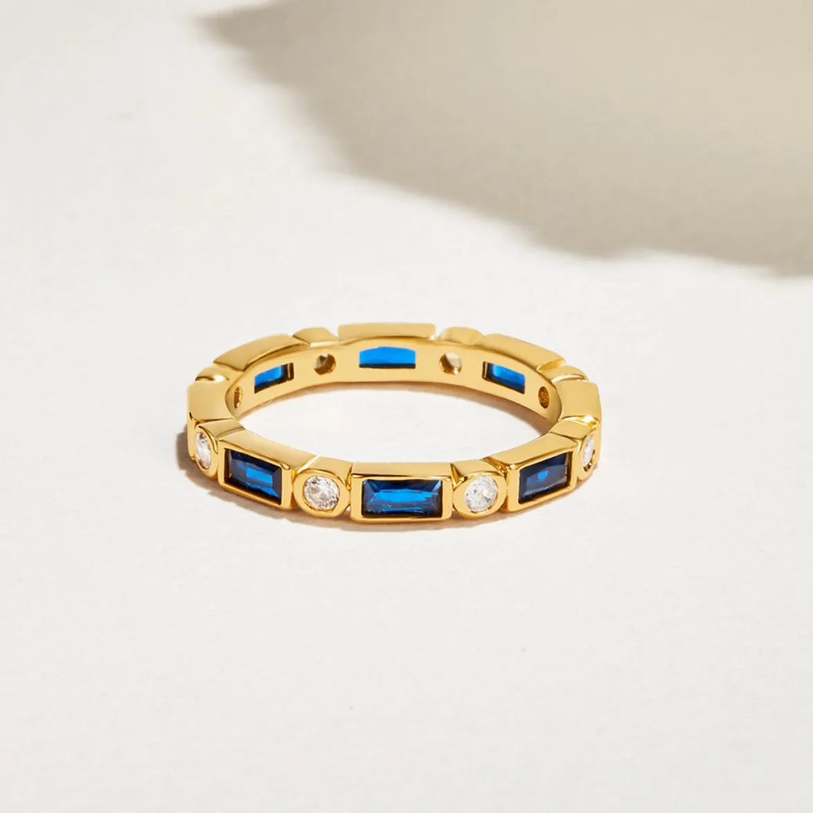 Royal Blue Adeline Crystal Ring