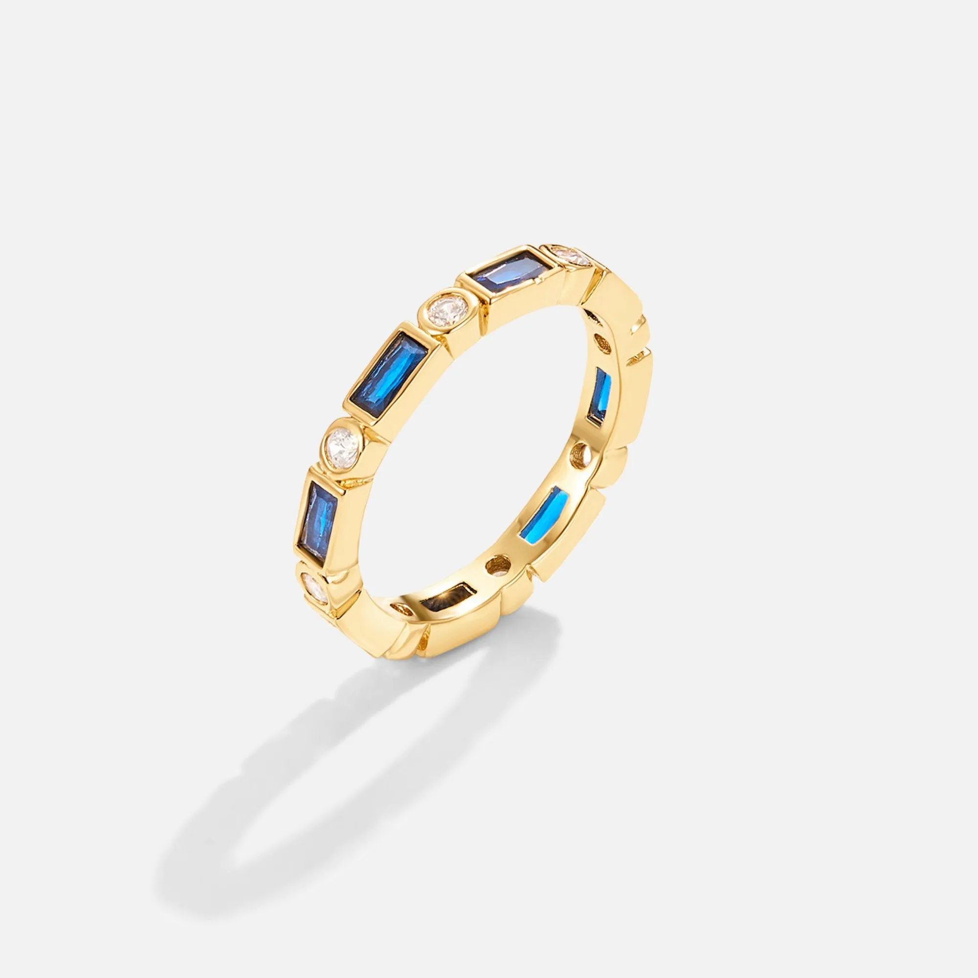 Royal Blue Adeline Crystal Ring