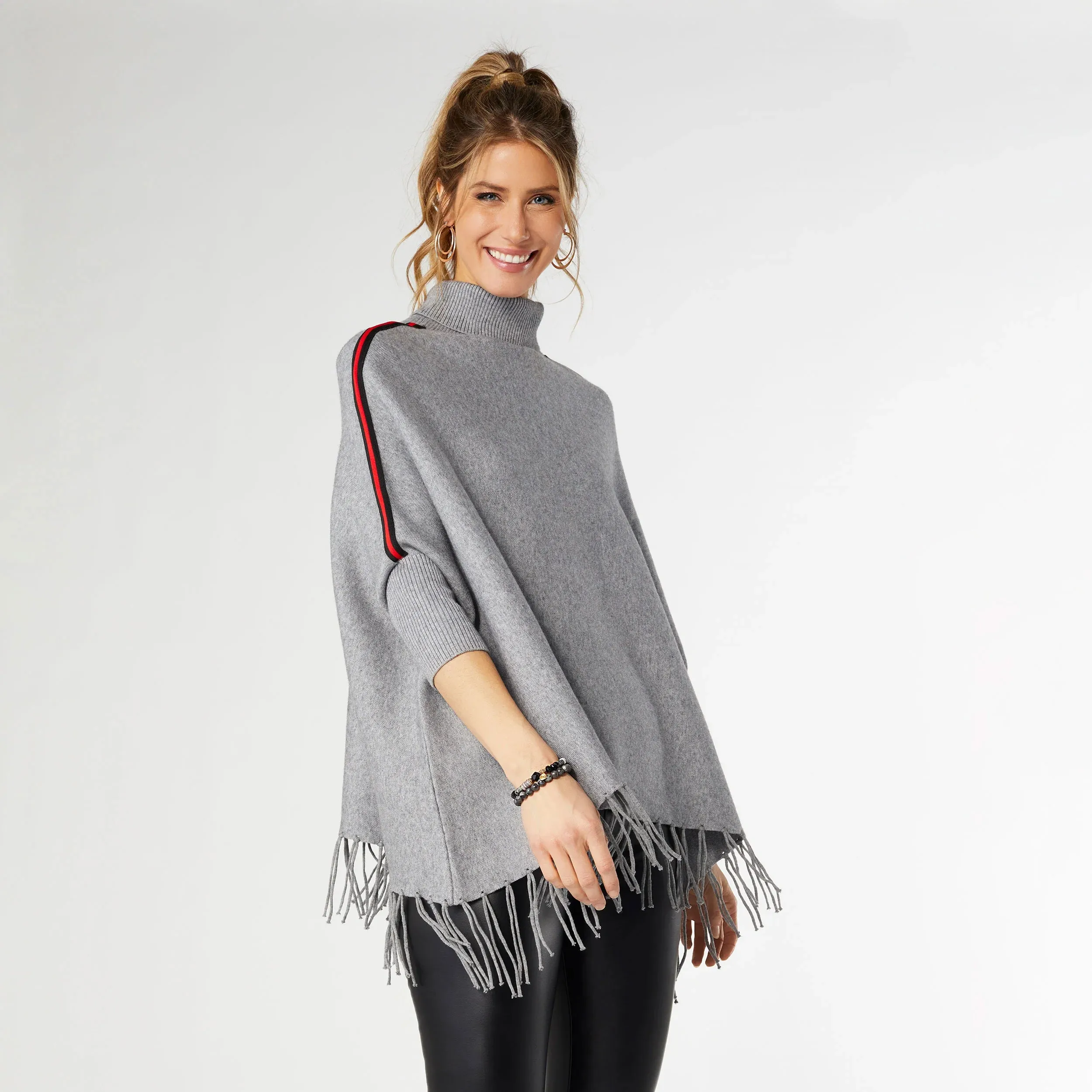 Shea Turtleneck Poncho