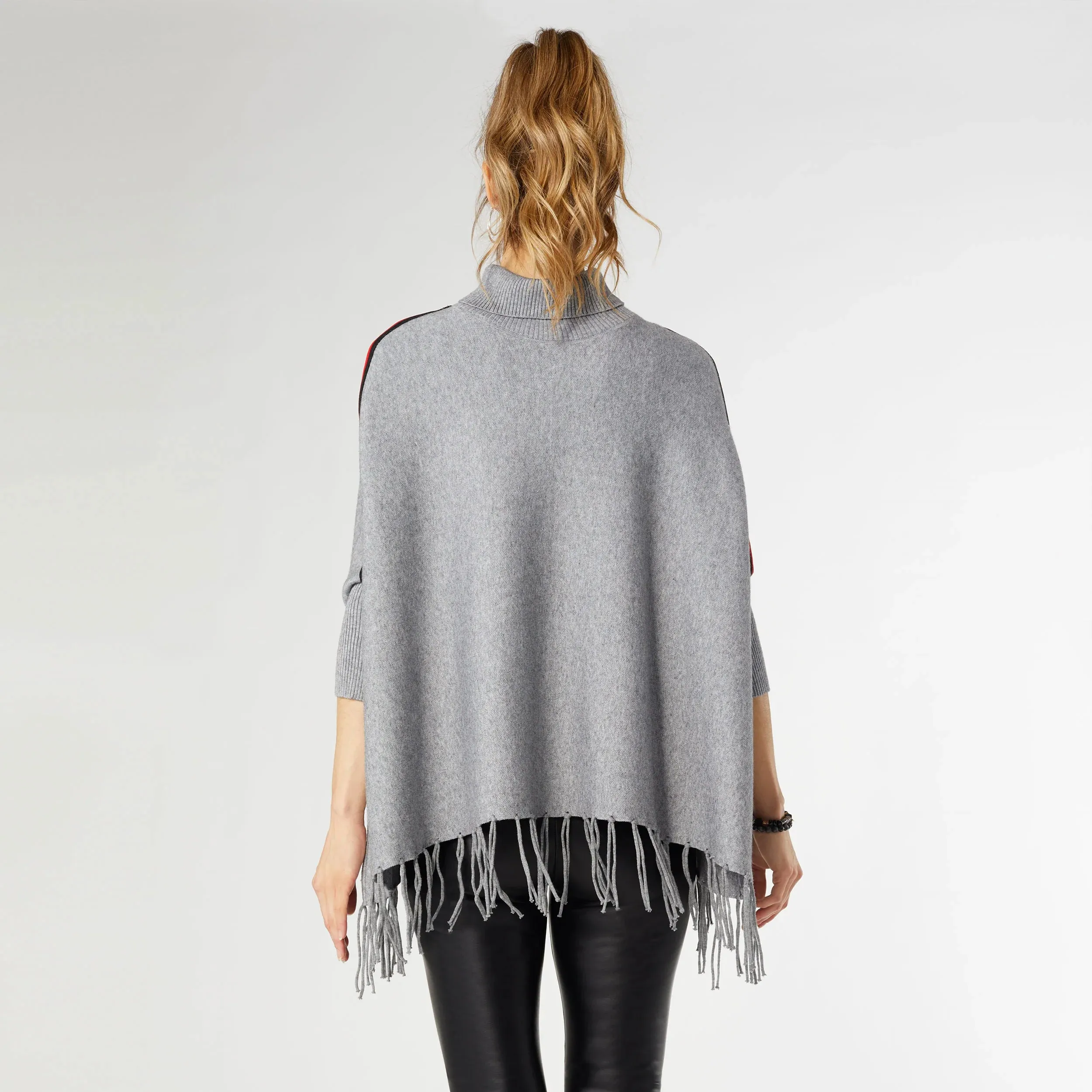 Shea Turtleneck Poncho