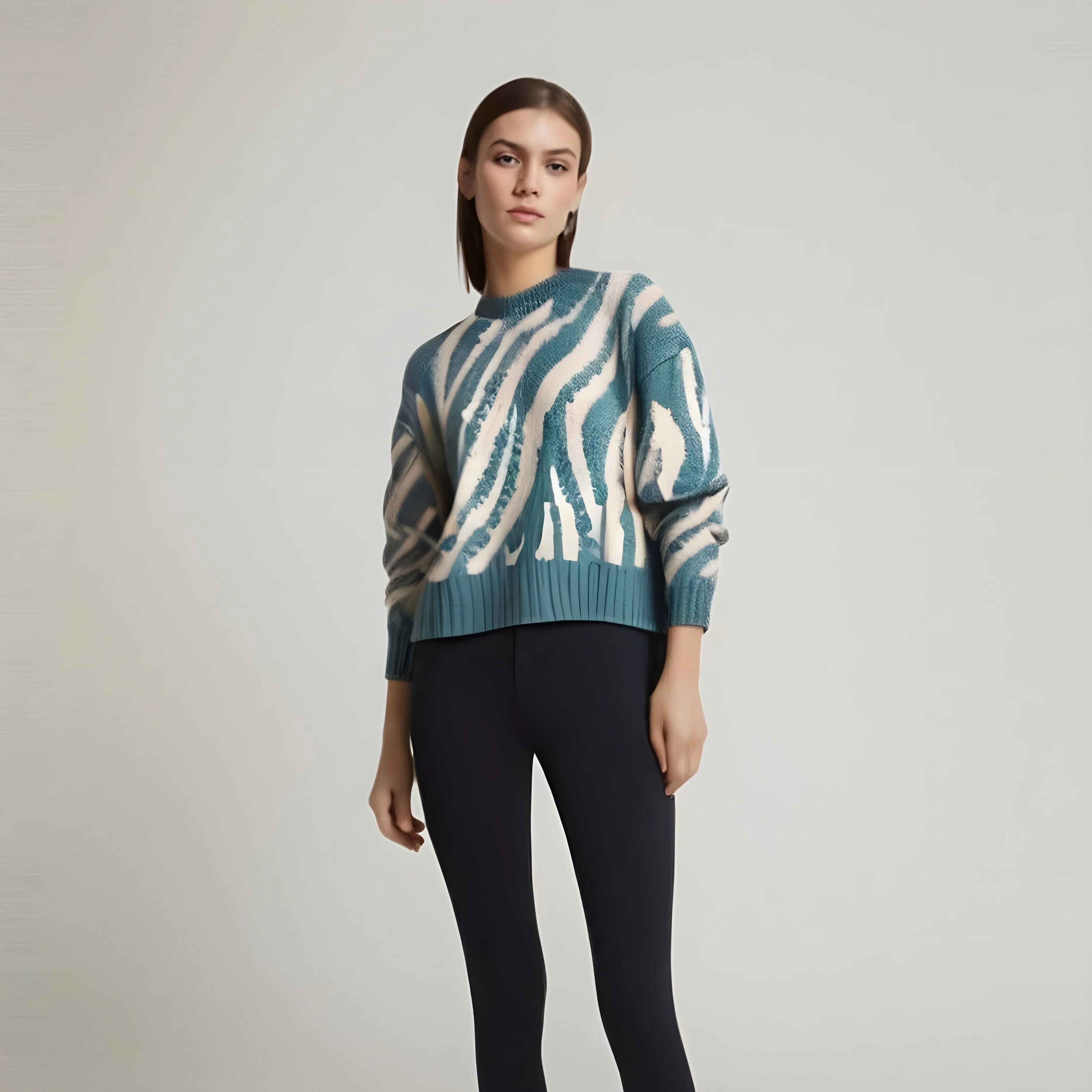 The Tigress Long Sleeve Pullover Sweater