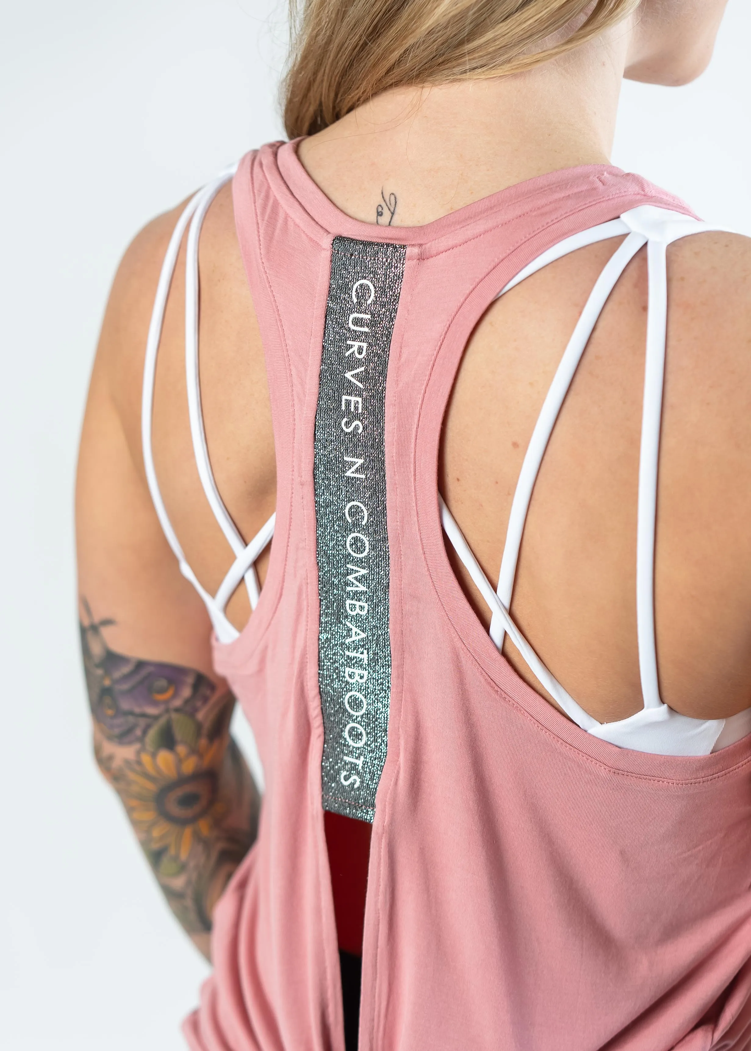 Tie Back Tank Top | Pink