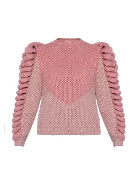 TURTLENECK PINK SWEATER