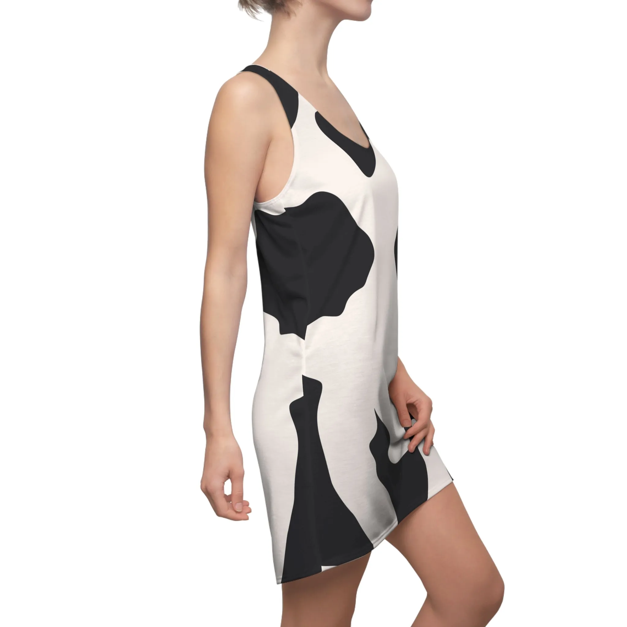 Vampire Art Cowhide Racerback Dress