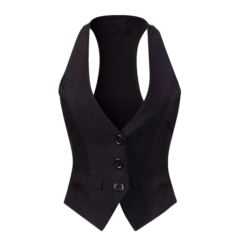 Vintage Steampunk Waistcoat Vest - Racerback Style for Dressy Tuxedo Suits