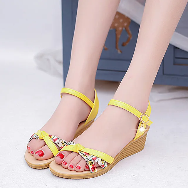 Women Sandals Wedge Shoes Woman Spring Summer Flat Sandals Beach Women Shoes Casual Ladies Sandals